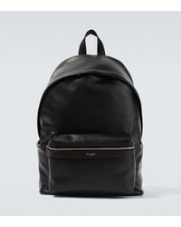 Saint Laurent - City Leather Backpack - Lyst