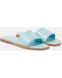 Christian Louboutin - Cl Mule Leather Sandal - Lyst