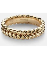 Anita Ko - 18Kt Braided Ring - Lyst