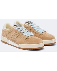 Fendi - Match Suede Sneakers - Lyst