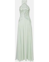 Elie Saab - Sequined Silk-Blend Gown - Lyst