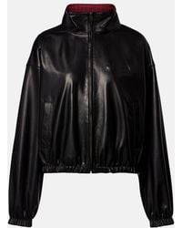 Balenciaga - Reversible Leather Jacket - Lyst