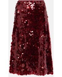 Vince - Gonna Midi Lucite Con Paillettes - Lyst