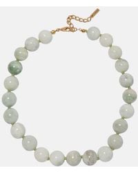 Jennifer Behr - Louisa 18Kt-Plated Embellished Necklace - Lyst