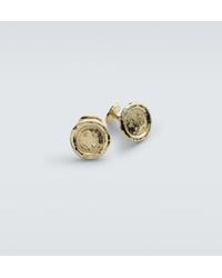 Octavia Elizabeth - Manschettenknoepfe Button Aus 18Kt Gelbgold - Lyst