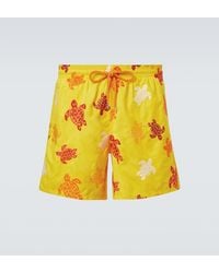 Vilebrequin - Mistral Printed Swim Trunks - Lyst