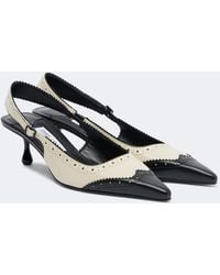 Jimmy Choo - Amel Leather Slingback Pumps - Lyst