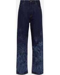 Alanui - Jungle Printed High-rise Jeans - Lyst