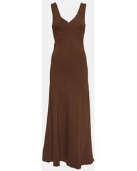 Asceno - Bordeaux Slip Dress - Lyst