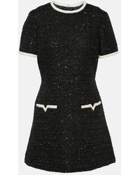 Valentino - Minikleid aus Tweed - Lyst
