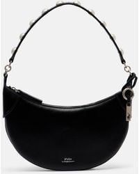 Polo Ralph Lauren - Polo Id Mini Studded Leather Shoulder Bag - Lyst