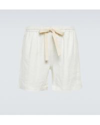 Commas - Linen Shorts - Lyst