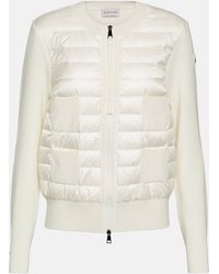 Moncler - Tricot Wool-blend Cardigan - Lyst