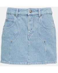 Isabel Marant - Mini-Jupe Vesna En Jean - Lyst