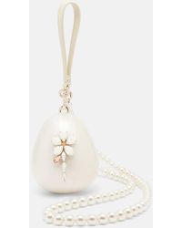 Simone Rocha - Hare Pearl Egg Embellished Clutch - Lyst