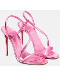 Christian Louboutin - Rosalie 100 Leather Sandals - Lyst