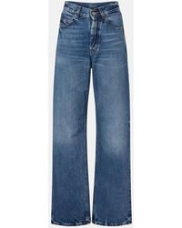 Saint Laurent - Wide-Leg Jeans V-Waist - Lyst