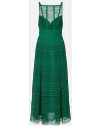 Elie Saab - Midikleid Aus Makramee - Lyst