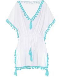 Anna Kosturova Caftano in cotone - Bianco