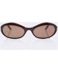 Magda Butrym - Oval Acetate Sunglasses - Lyst