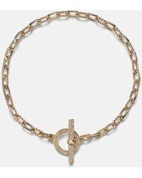 David Yurman - Dy Madison 18Kt Chain Bracelet With Diamonds - Lyst
