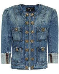balmain jeans jacket