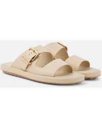 Tod's - Sandalen Aus Leder - Lyst
