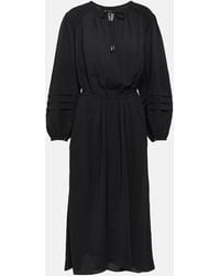 Isabel Marant - Lydie Ruched Crepe Midi Dress - Lyst