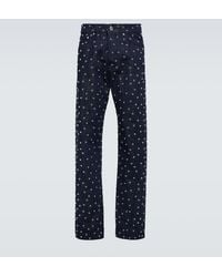 Lanvin - Studded Straight Jeans - Lyst