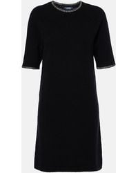 Max Mara - Denny Wool And Cashmere Midi Dress - Lyst