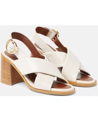 See By Chloé - Lyna Leather Sandals - Lyst