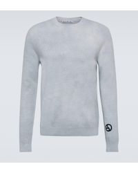 Acne Studios - Wool And Cotton-blend Sweater - Lyst