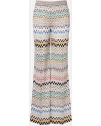 Missoni - Wave High-Rise Wide-Leg Pants - Lyst