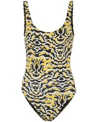 Etro Bañador estampado - Amarillo