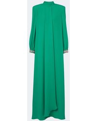 Valentino - Cady Couture Crystal-Embellished Silk Gown - Lyst
