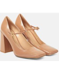 Gianvito Rossi - Freeda Leather Pumps - Lyst