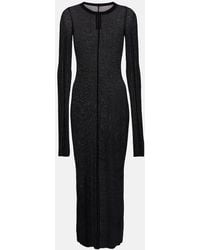 Rick Owens - Knitted Midi Dress - Lyst