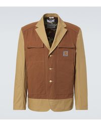 Junya Watanabe - X Carhartt Cotton Canvas Jacket - Lyst