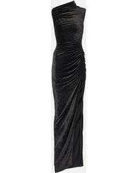 Rick Owens - Lilies Svita Ruched Velvet Jersey Gown - Lyst