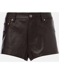 Tom Ford - Leather Shorts - Lyst