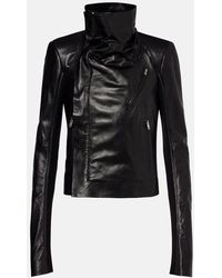 Rick Owens - Leather Jacket - Lyst
