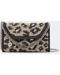 Stella McCartney - Falabella Mini Beaded Crossbody Bag - Lyst