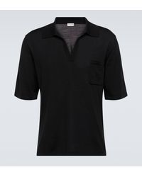 Saint Laurent - Wool Polo Shirt - Lyst