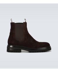 Gianvito Rossi - Harry Suede Chelsea Boots - Lyst