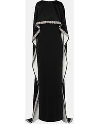 Roland Mouret - Embellished Satin Crepe Gown - Lyst