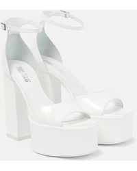 Paris Texas - Tatiana Patent Leather Platform Sandals - Lyst