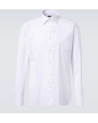 ZEGNA - Cotton-Blend Shirt - Lyst