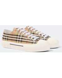 Burberry - Vintage Check Canvas -Turnschuhe - Lyst