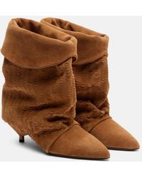 Isabel Marant - Edrik 45 Suede Ankle Boots - Lyst