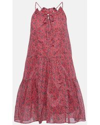 Isabel Marant - Kayne Printed Cotton Minidress - Lyst
